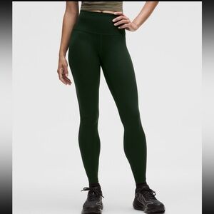 Lululemon Athletica Wunder Train High-Rise Tight 28”. Green Leggings size 10